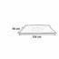 PLACA LAVABO COSMO 124 X 56 HUESO