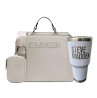 Bolsa Steve Madden Bevelyn Cream + Termo Steve Madden White