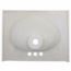 PLACA LAVABO FOX 60 X 45 GRIS PLATA