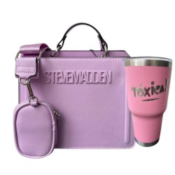 Bolsa Steve Madden Bevelyn Mauve + Termo Toxica