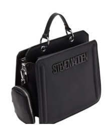 Bolsa Steve Madden Bevelyn Black + Termo Steve Madden White Vendido por: p