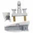 MEZCLADORA CLASSIC PARA LAVABO 2M 4 CROMO 048-CSCC PRICE PFISTER