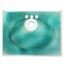 PLACA LAVABO FOX 60 X 45 VERDE JADE.