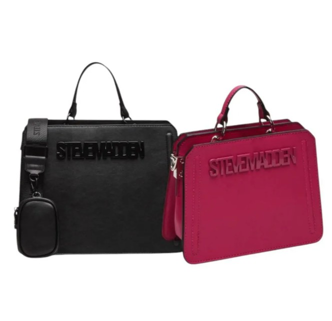 Combo de Bolsas Seteve Madden Bevelyn Black & Fuccia