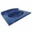 PLACA LAVABO 60 X 45 AZUL ADRIATICO FOX.