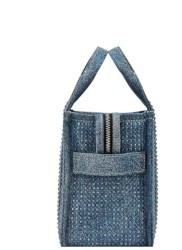 The Tote Bag Marc Jacobs Crystal Denim Small Mezclilla Chica