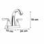 MEZCLADORA PARA LAVABO SELIA 2M 4 PFISTER.