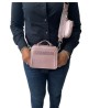 Combo de Bolsas Bevelyn Black + Mini Bevelymm Pink