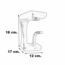 MEZC PFISTER LAVABO 1M LODI CROMO E42-LNFC MEZC PFISTER LAVABO 1M L...