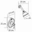 TRIM MOEN PARA REGADERA VESTIGE T2502ORB 1M B ANT