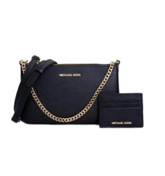 Bolsa Set Con Tarjetero Michael Kors 35S2GGZD6L Negro