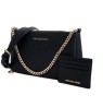 Bolsa Set Con Tarjetero Michael Kors 35S2GGZD6L Negro