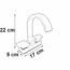 MEZCLADORA P-LAVABO CON CUBIERTA Y MANERALES METALICOS ANBEC
