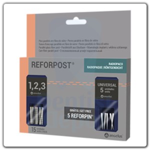Reforpost Endoposte de Fibra de vidrio Kit con 15 postes
