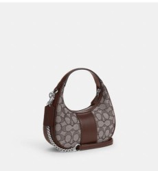 Bolso COACH CU984SVS8S Media Luna Café