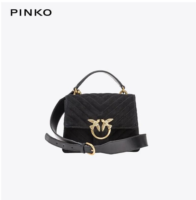Bolso PINKO Swallow Negro Pequeño