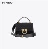 Bolso PINKO Swallow Negro Pequeño