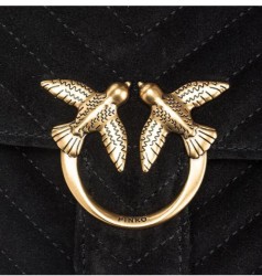 Bolso PINKO Swallow Negro Pequeño