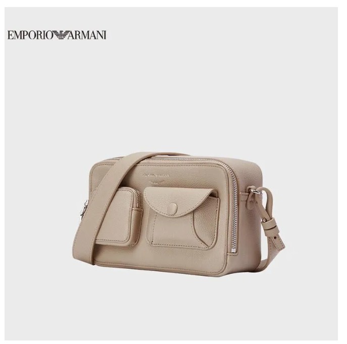 Bolsito cruzado Emporio Armani Mujer Caqui