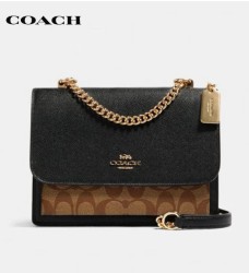 Bolso Coach KLARE Pequeño Marrón/Negro