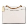 Bolso Coach Klare Acordeón Pequeño Blanco/Caqui