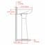 PEDESTAL JAZMIN AZUL COLONIAL