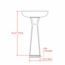 PEDESTAL JAZMIN AZUL COLONIAL