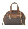 Bolsa Michael Kors Williamsburg Extrapequeña Café/Miel 32F3G6WC0B