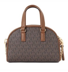 Bolsa Michael Kors Williamsburg Extrapequeña Café/Miel 32F3G6WC0B