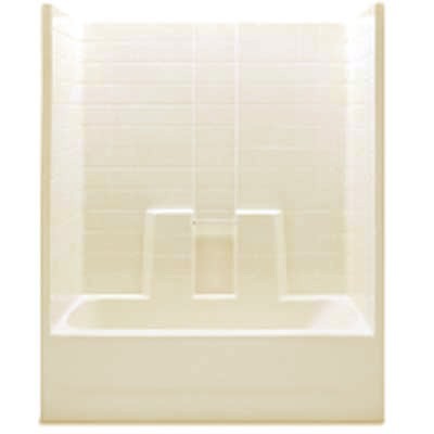 BAÑERA 60X30X72 C-TEXTURA TIPO AZULEJO COLOR HUESO