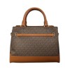 Bolso Crossbody Michael Kors Belted Satchel color café