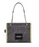 The Marc Jacobs Denim Chain Tote Bag Small Black