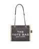 The Marc Jacobs Denim Chain Tote Bag Small Black
