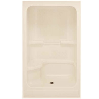 BAÑERA COLOR HUESO 48X36X84 CON ASIENTO