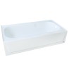 BAÑERA BOOTZ METALICA COLOR BLANCO RH