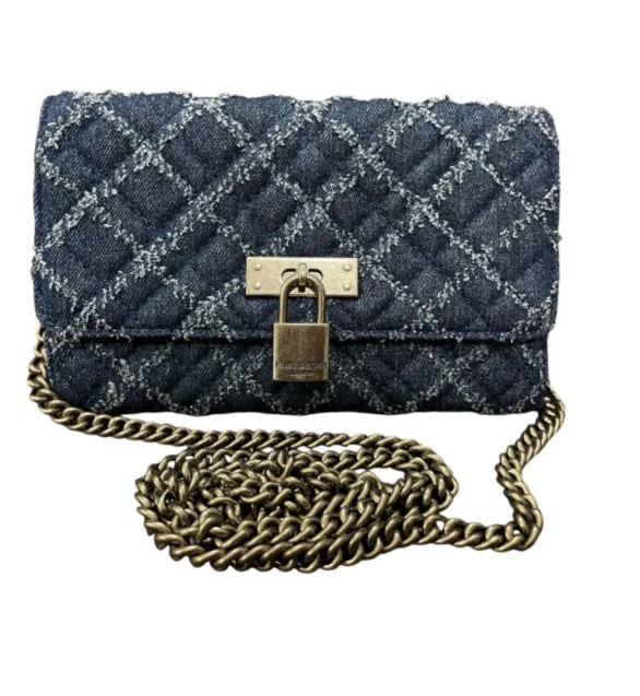 Bolsa Crossbody Kurt Geiger London Mezclilla con cadena