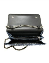 Bolsa Crossbody Kurt Geiger London Mezclilla con cadena