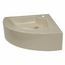 PLACA LAVABO ESQUINERO 47X47X66 HUESO