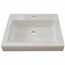 PLACA LAVABO APOLO COLOR HUESO 57X46 FOX.