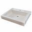 PLACA LAVABO APOLO COLOR HUESO 57X46 FOX.