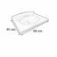 PLACA LAVABO 60 X 45 CORAL FOX