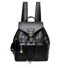 Mochila impermeable multiuso antirrobo tela lisa Color negro