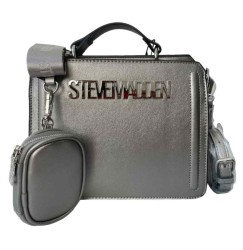 Bolsa para Dama Steve Madden Bevelyn Plata Metalico