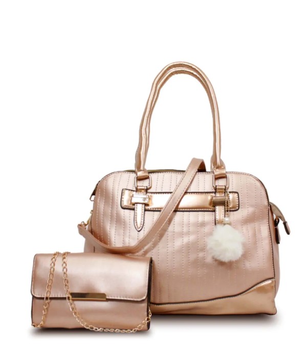 JGO. DE BOLSAS DE DAMA MCCARTHY MODELO BOL-04 CORAL