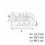 TRASTERO 2pc ROJO 0621 STERILITE