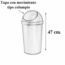 CESTO PAPELERO REDONDO BLANCO 11.35lt (12qt) STERILITE.