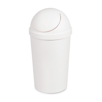 CESTO PAPELERO REDONDO BLANCO 11.35lt (12qt) STERILITE.