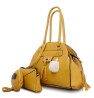 JGO. DE BOLSAS DE DAMA MCCARTHY MODELO BOL-01 MOSTAZA