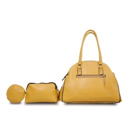JGO. DE BOLSAS DE DAMA MCCARTHY MODELO BOL-01 MOSTAZA