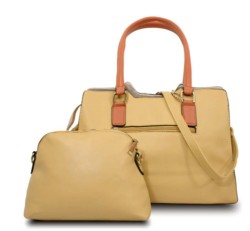 JGO. DE BOLSAS DE DAMA MCCARTHY MODELO BOL-02 AMARILLO
